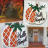 Hello Pumpkin Fall Door Hanger SVG File-For Laser Engraving